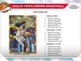 2023/24 Topps Chrome Basketball Hobby Pack