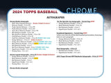 2024 Topps Chrome Baseball Hobby Pack