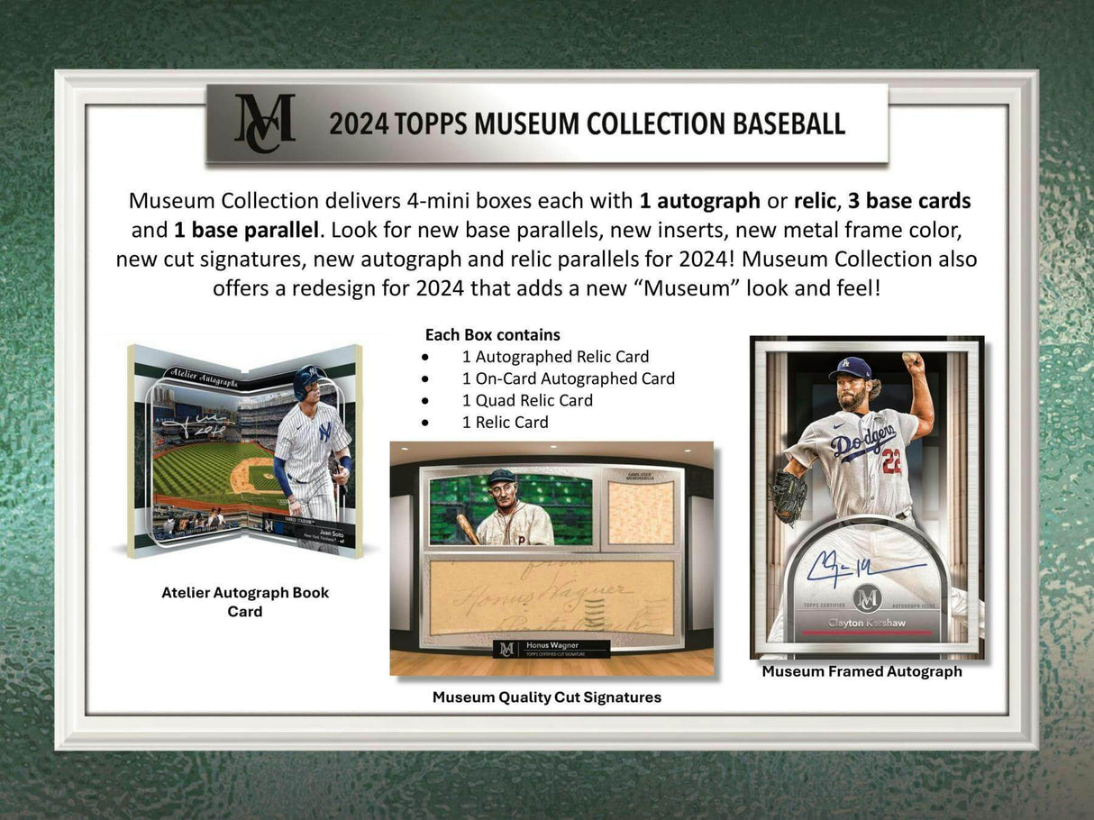 2024 Topps Museum Collection Baseball Hobby Mini-Box Pack