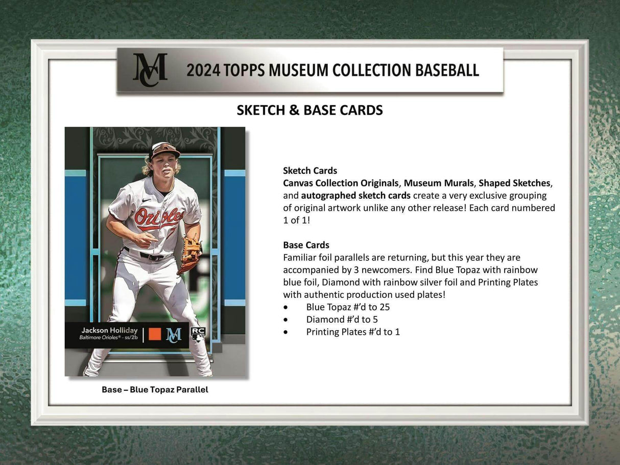 2024 Topps Museum Collection Baseball Hobby Mini-Box Pack