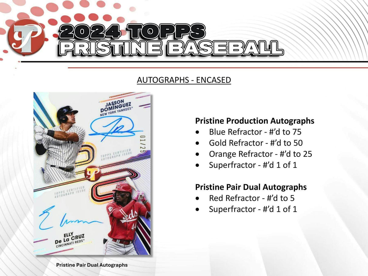 2024 Topps Pristine Baseball Hobby Pack