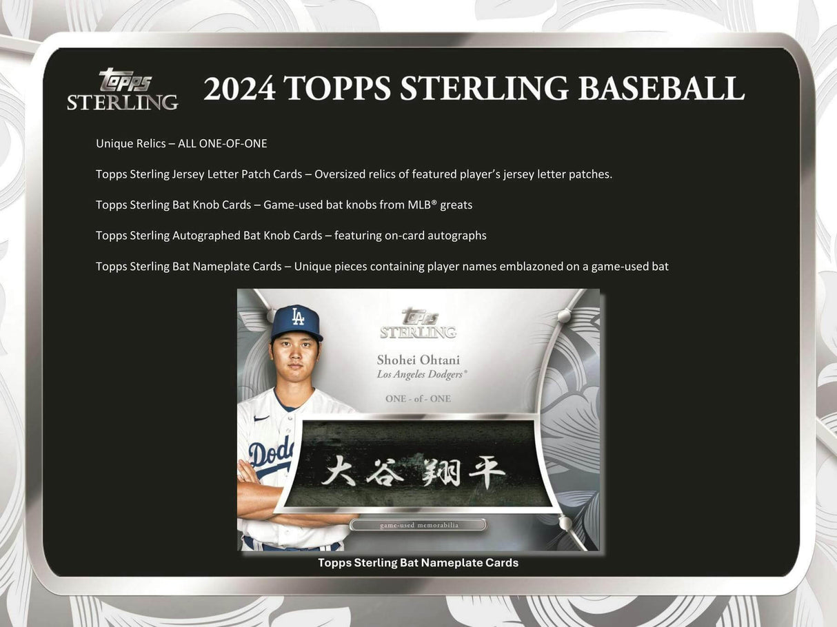 2024 Topps Sterling Baseball Hobby Box