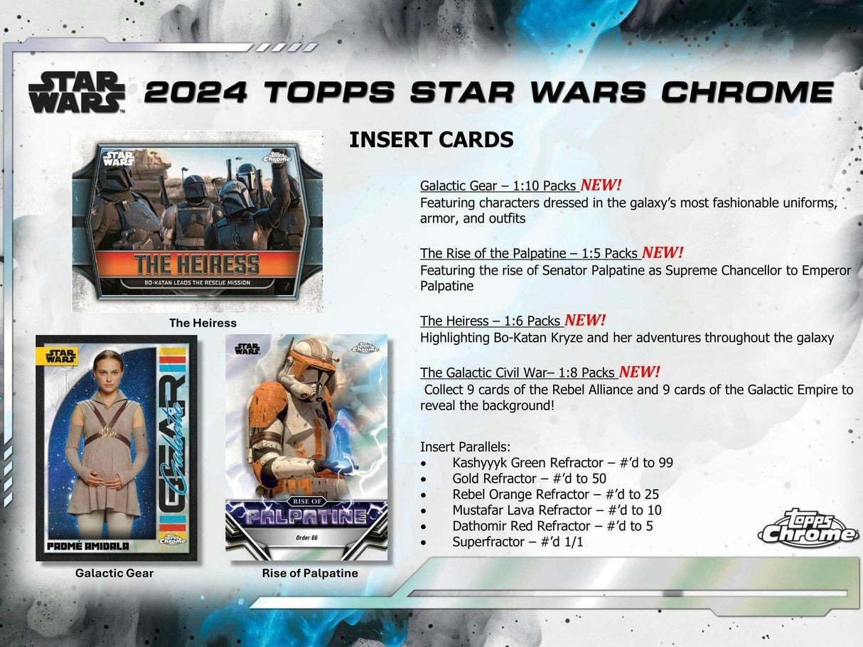 Star Wars Chrome Hobby Pack (Topps 2024)