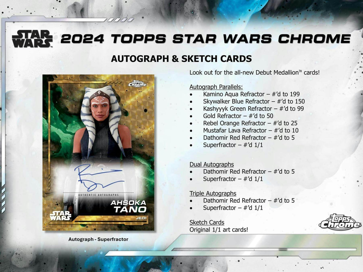 Star Wars Chrome Hobby Pack (Topps 2024)