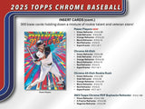 2025 Topps Chrome Baseball Hobby Box