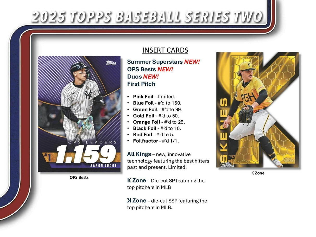 2025 Topps Series 2 Baseball Hobby 12-Box Case