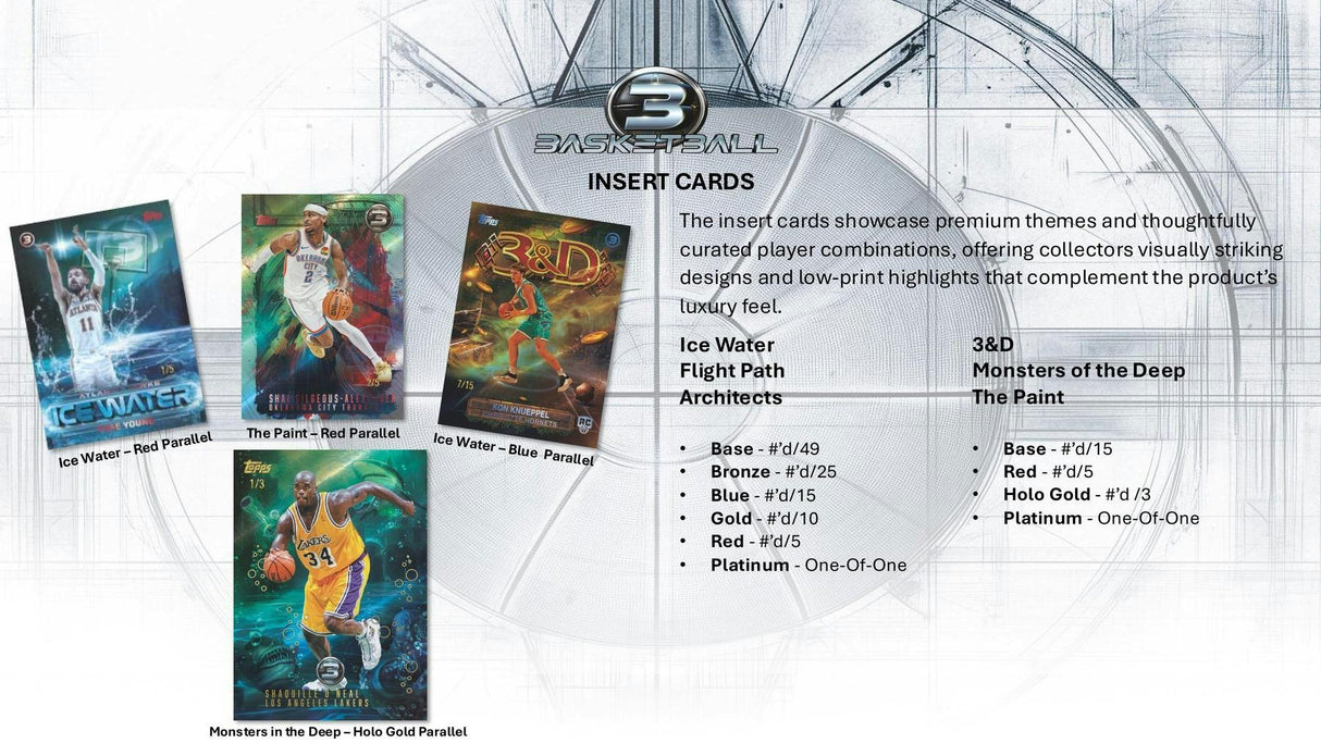 2025/26 Topps Three Basketball Hobby Box