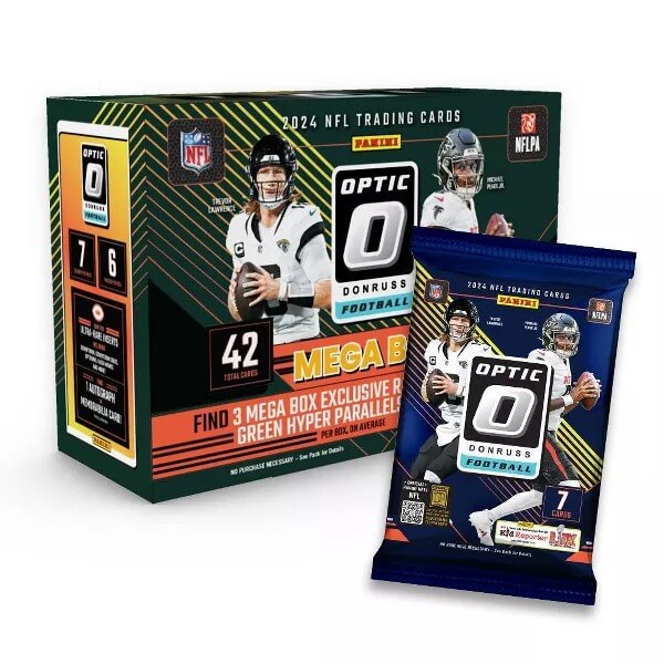 2024 Panini Donruss Optic Football Mega Box (Green Hyper)