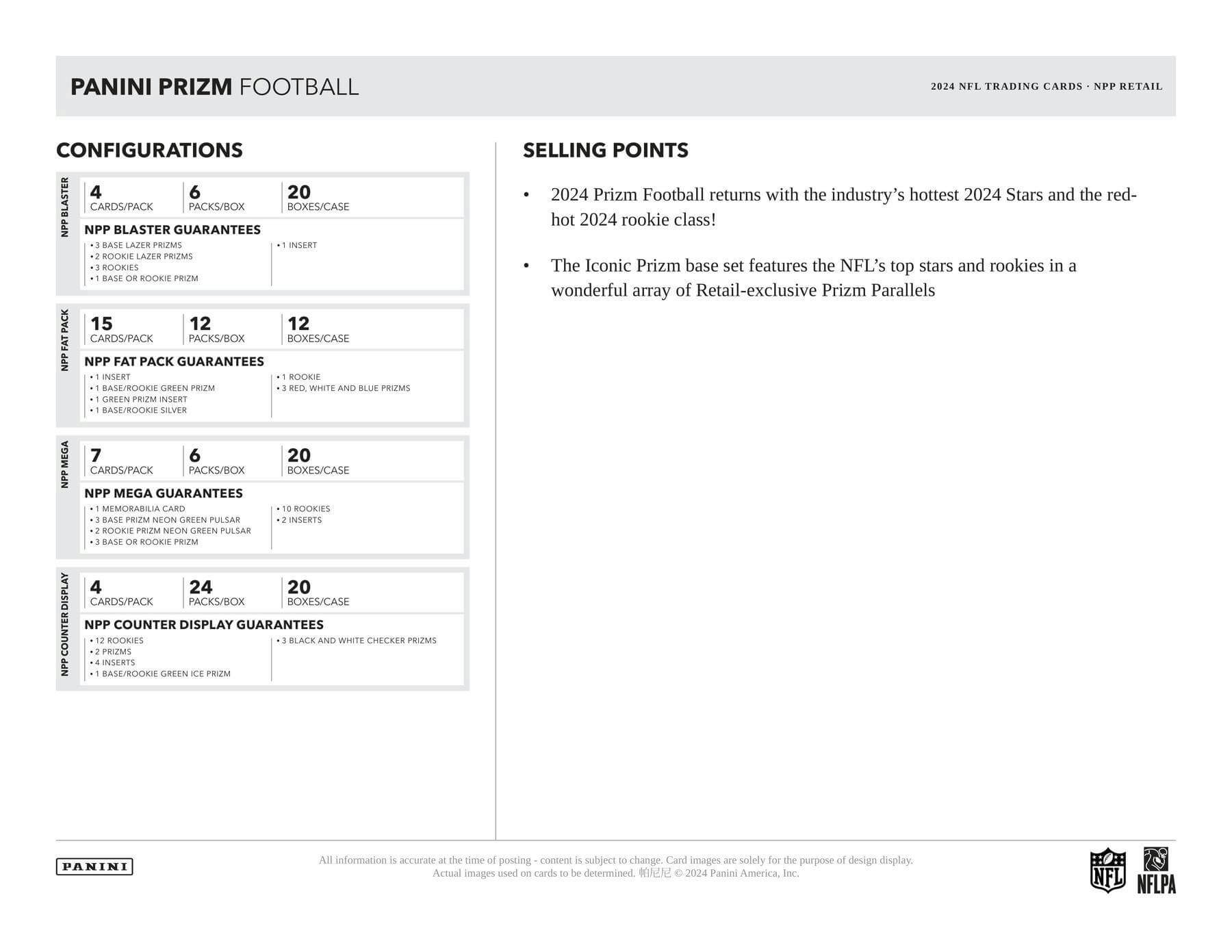 2024 Panini Prizm Football Blaster Box (Disco Prizms!) – Trademark