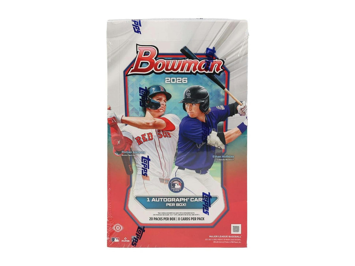 2026 Bowman Baseball Hobby 12-Box Case