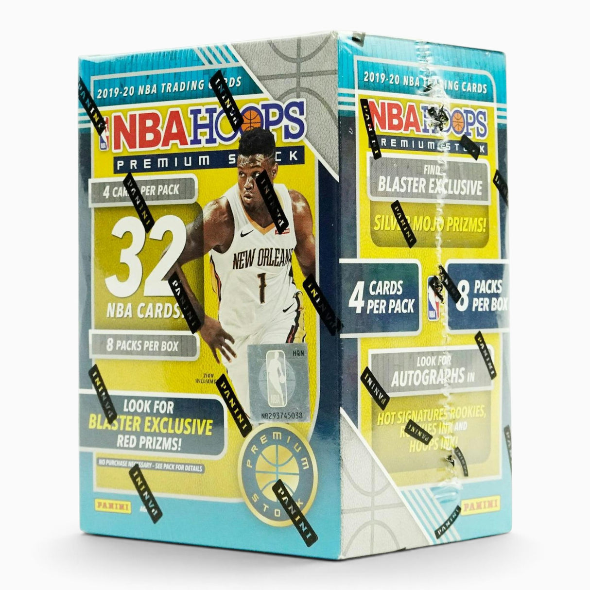 2019/20 Panini NBA Hoops Premium Stock Basketball 8-Pack Blaster Box