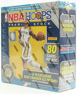 2019/20 Panini NBA Hoops Premium Stock Basketball Mega Box (80 Cards) (Blue Prizms)
