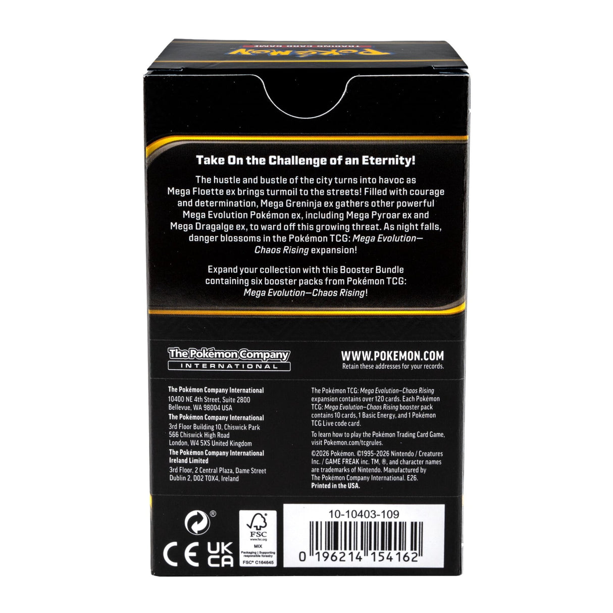 Pokemon TCG: Chaos Rising Booster Bundle - ME04