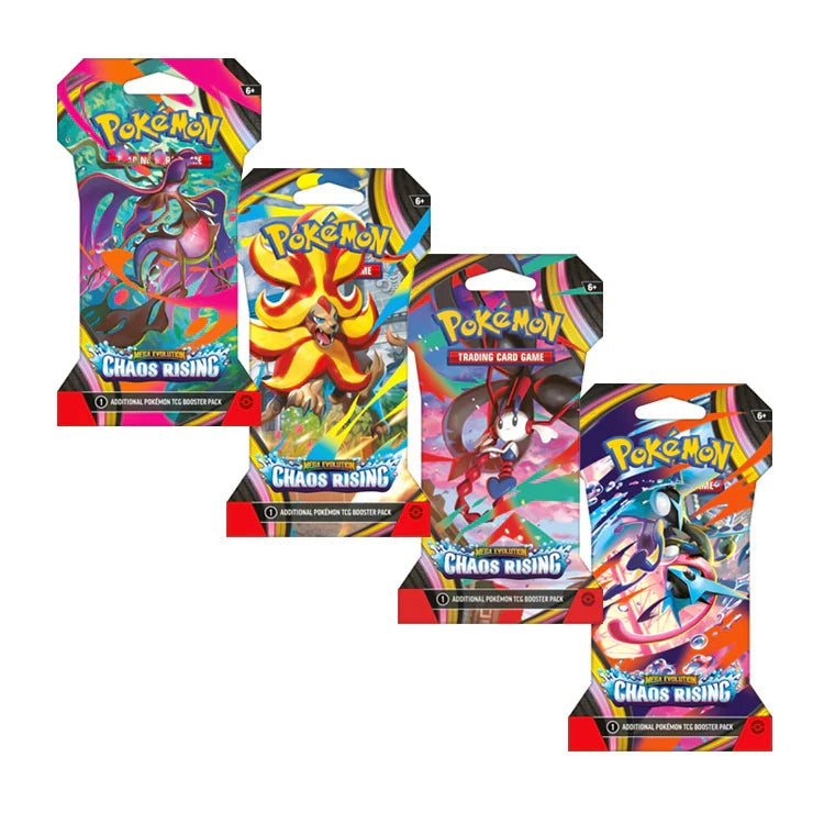 Pokemon TCG: Chaos Rising Sleeved Booster Pack (ME-04)