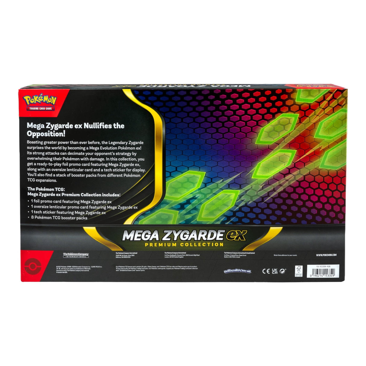 Pokemon TCG: Mega Zygarde ex Premium Collection 6-Box Case