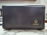 Guardian: 1-Row Graded Card Aluminum Storage Case (Black Diamond Pattern)