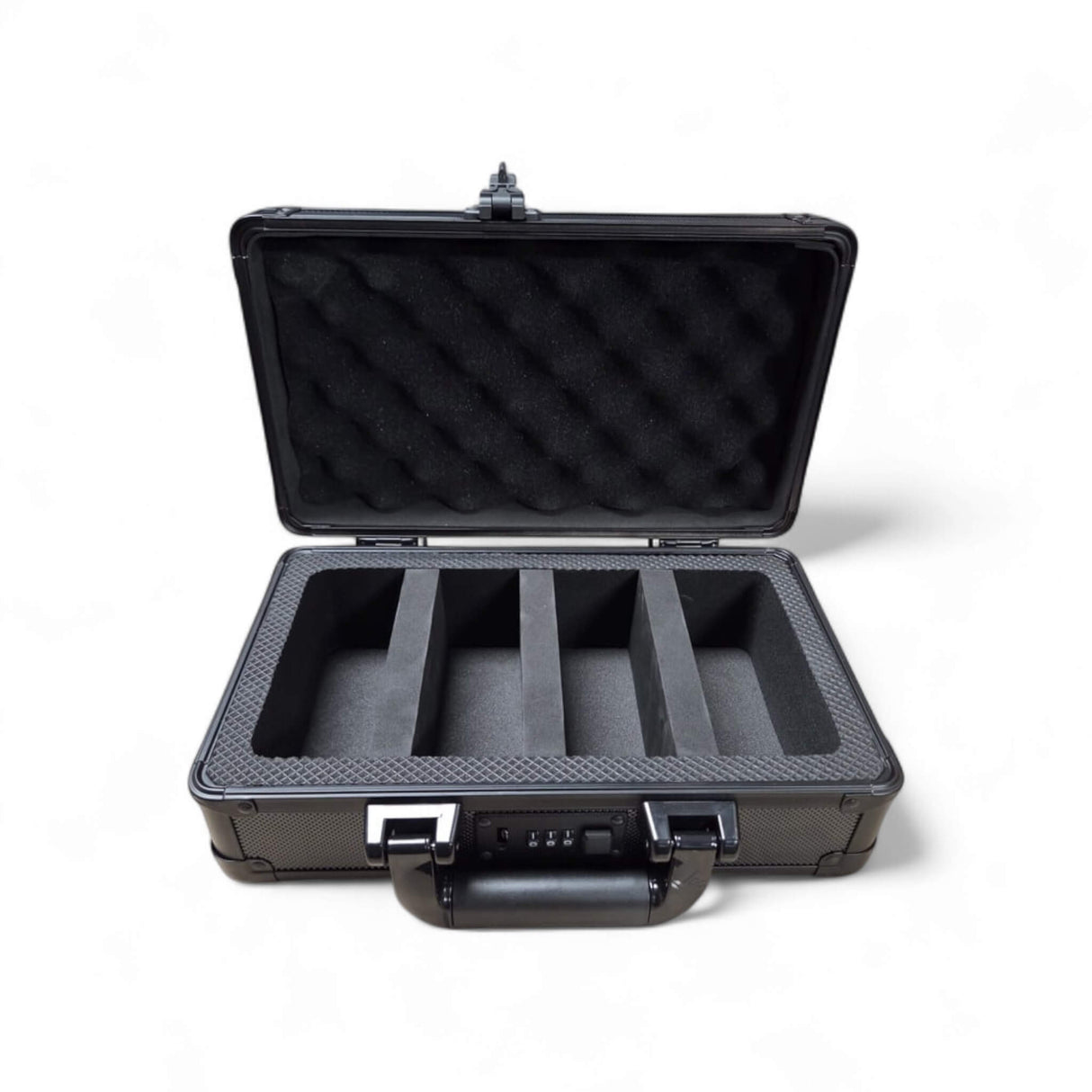 Guardian: 1-Row Graded Card Aluminum Storage Case (Black Diamond Pattern)