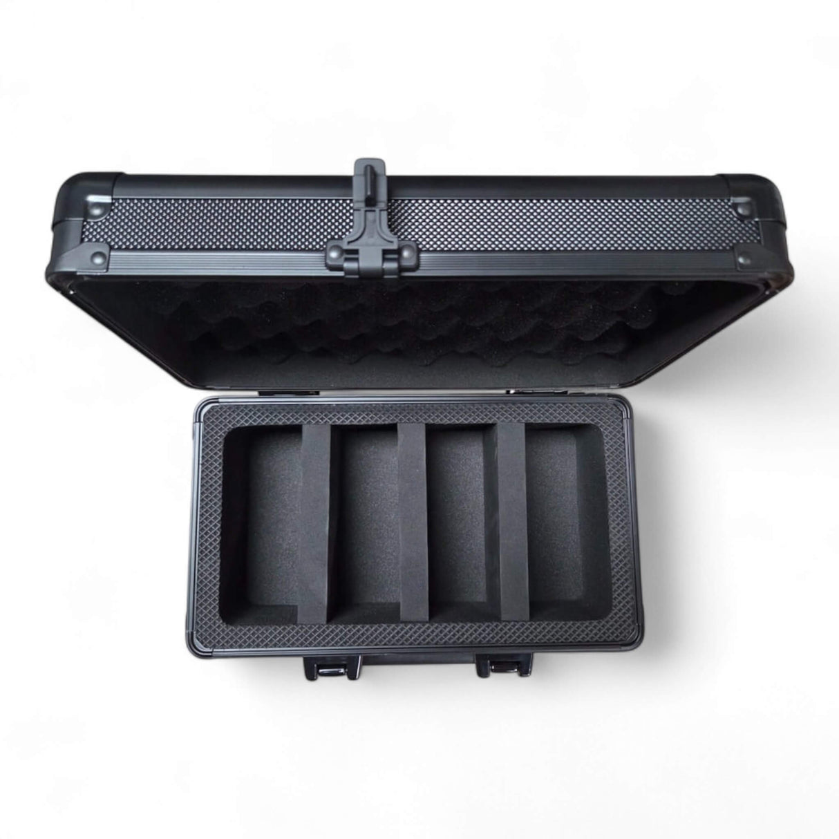 Guardian: 1-Row Graded Card Aluminum Storage Case (Black Diamond Pattern)