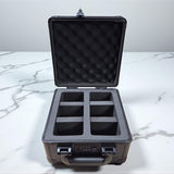 Guardian: 2-Row Graded Card Aluminum Storage Case (Black Diamond Pattern)