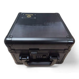 Guardian: 2-Row Graded Card Aluminum Storage Case (Black Diamond Pattern)