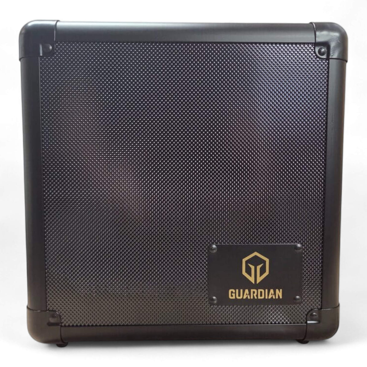 Guardian: 2-Row Graded Card Aluminum Storage Case (Black Diamond Pattern)