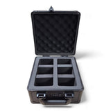 Guardian: 2-Row Graded Card Aluminum Storage Case (Black Diamond Pattern)