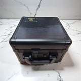 Guardian: 2-Row Graded Card Aluminum Storage Case (Black Diamond Pattern)