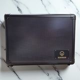 Guardian: 3-Row Graded Card Aluminum Storage Case (Black Diamond Pattern)