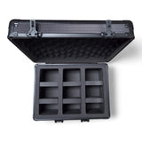 Guardian: 3-Row Graded Card Aluminum Storage Case (Black Diamond Pattern)