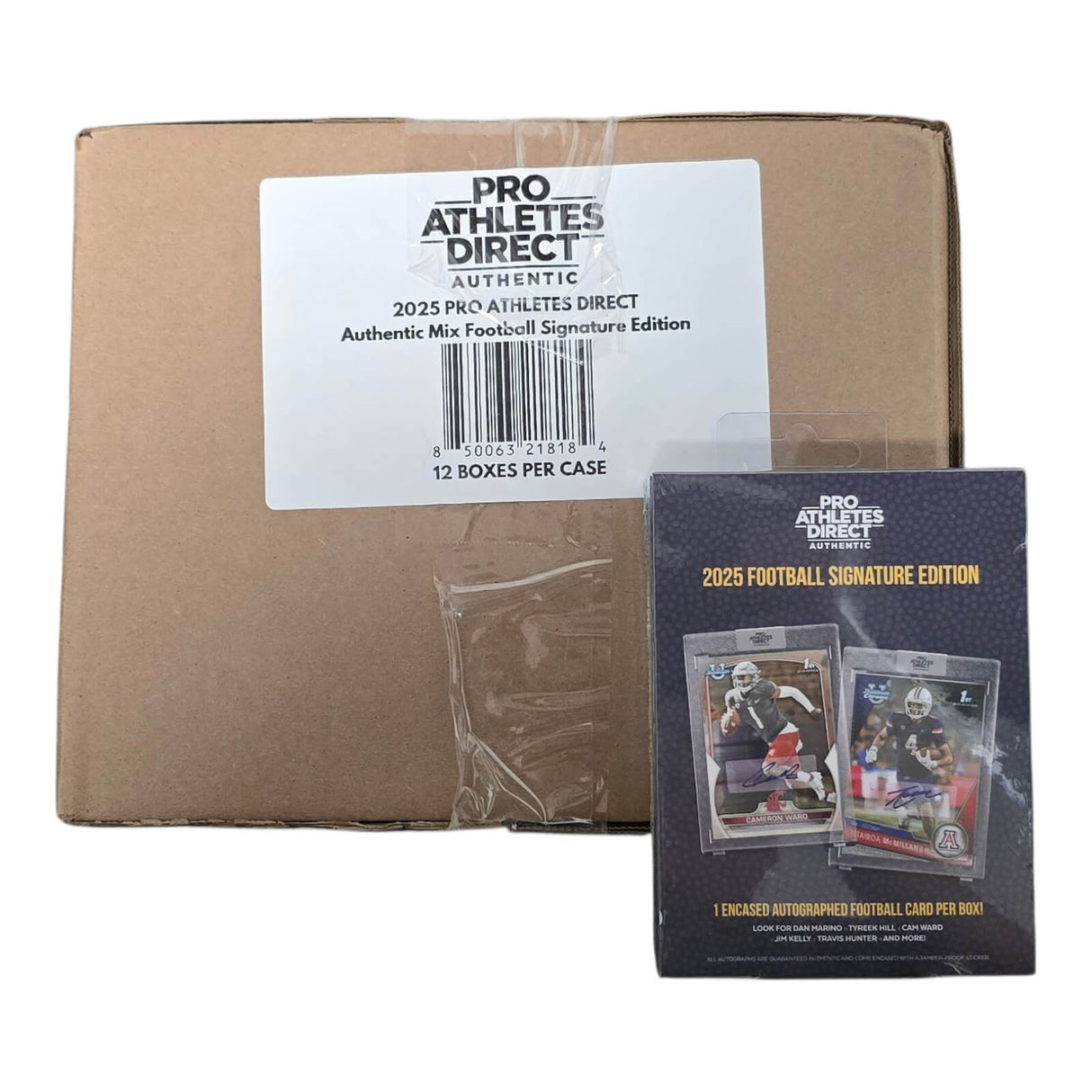 2025 Pro Athletes Direct Signature Edition Football Hobby 12-Box Case