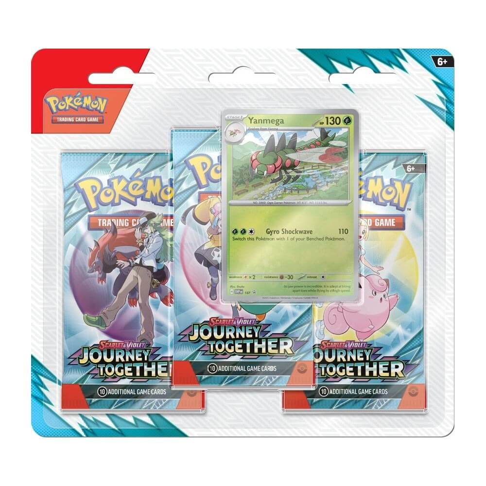 Pokemon TCG: Scarlet & Violet (SV09) Journey Together 3-Pack Blister