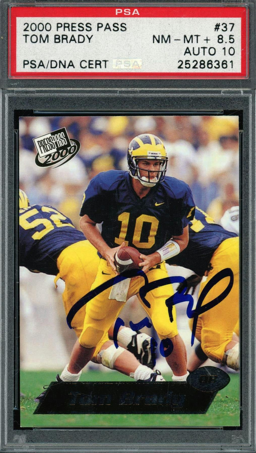 2026 Hit Parade Autographed Slabbed Football Card Rookie Edition Series 2 Hobby Box