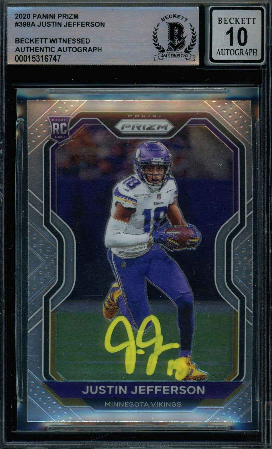 2026 Hit Parade Autographed Slabbed Football Card Rookie Edition Series 2 Hobby Box