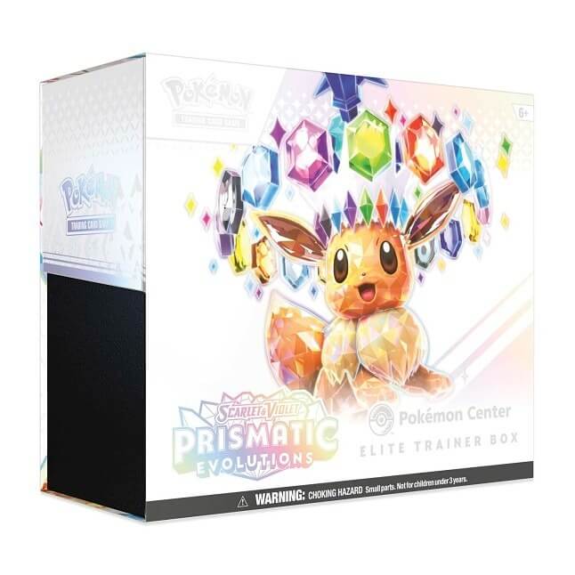 Pokemon TCG: Scarlet & Violet Prismatic Evolutions (SV8.5) POKEMON CENTER Elite Trainer Box