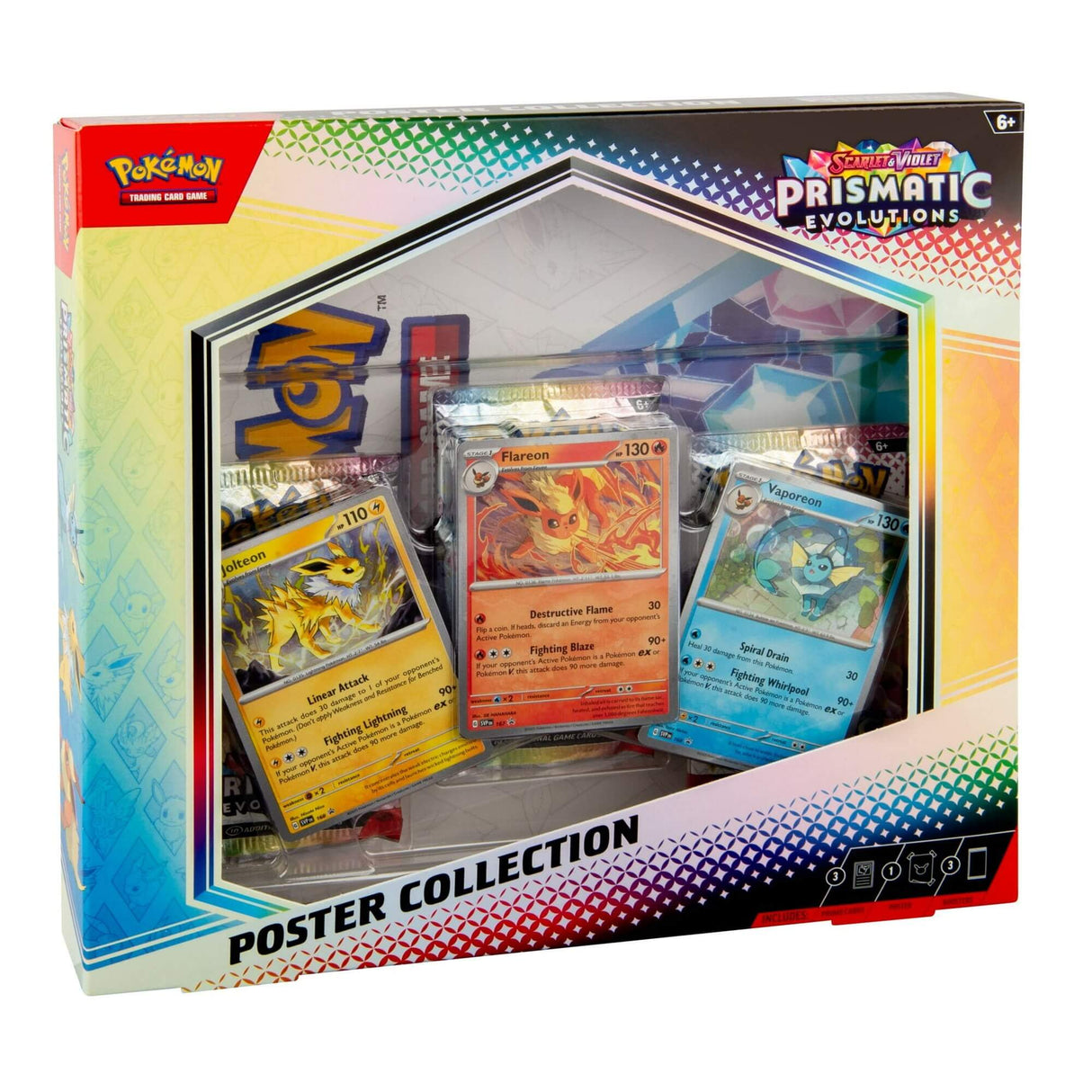 Pokemon TCG: Scarlet & Violet Prismatic Evolutions (SV8.5) Poster Collection