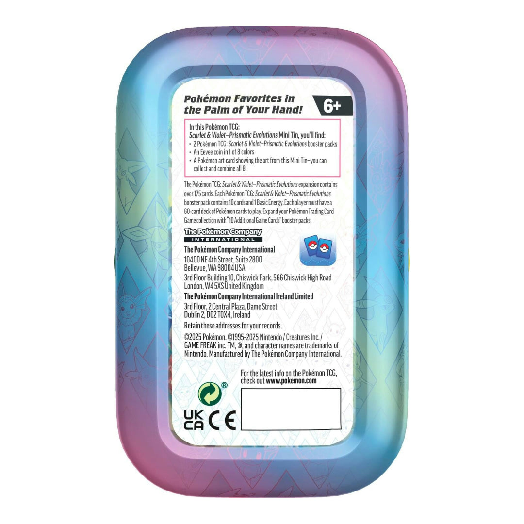 Pokemon TCG: Scarlet & Violet (SV8.5) Prismatic Evolutions Mini Tin