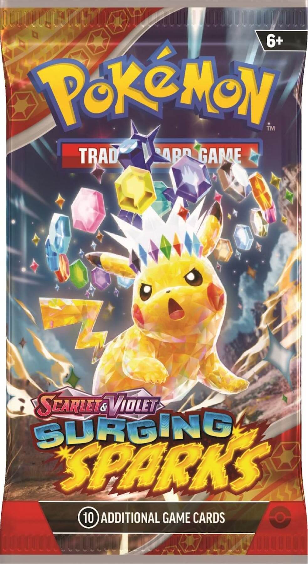 スカーレット Pokemon TCG: Scarlet & Violet Surging Sparks (SV8) Booster Pack