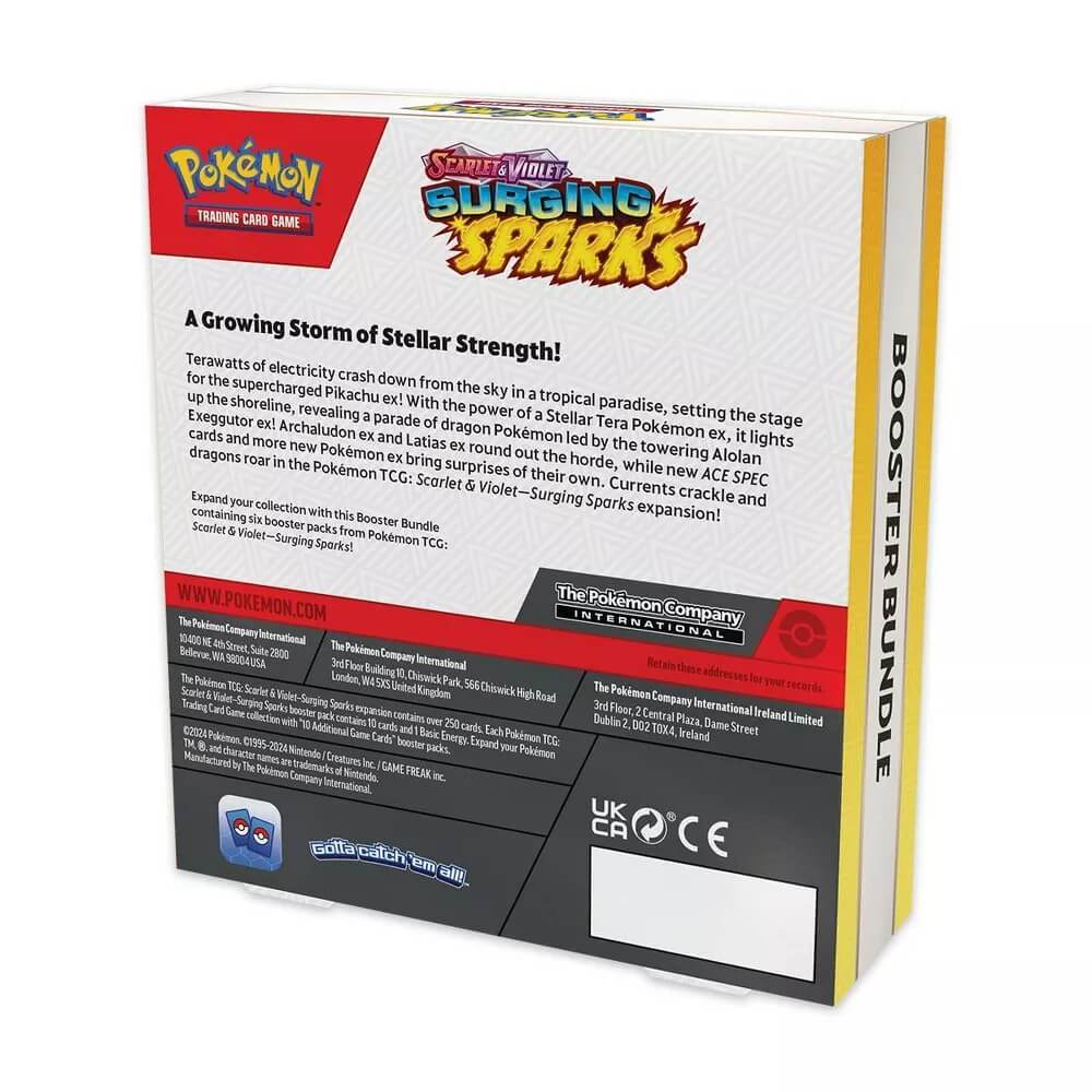 Pokemon Scarlet & Violet SV8 Surging Sparks Booster Bundle