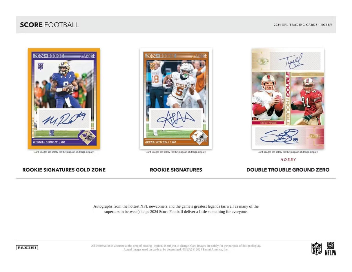 2024 Panini Score Football Hobby Pack