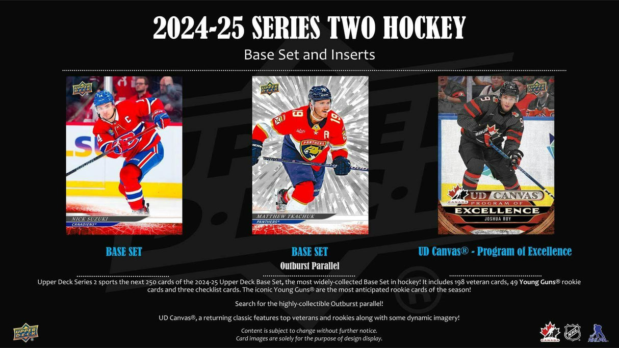 2024/25 Upper Deck Series 2 Hockey Tin