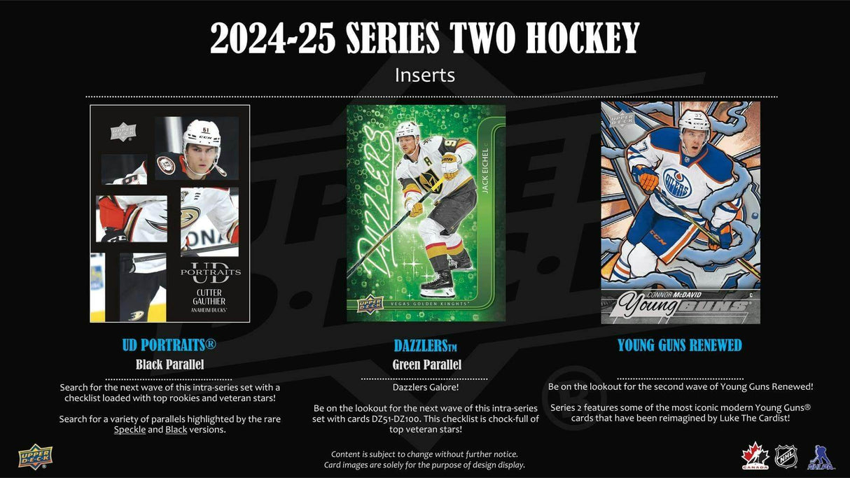 2024/25 Upper Deck Series 2 Hockey Tin