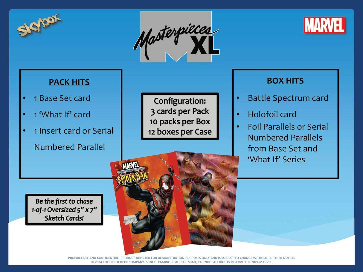 Marvel Masterpieces XL (featuring Joe Jusko) Hobby Pack (Upper Deck 2024)