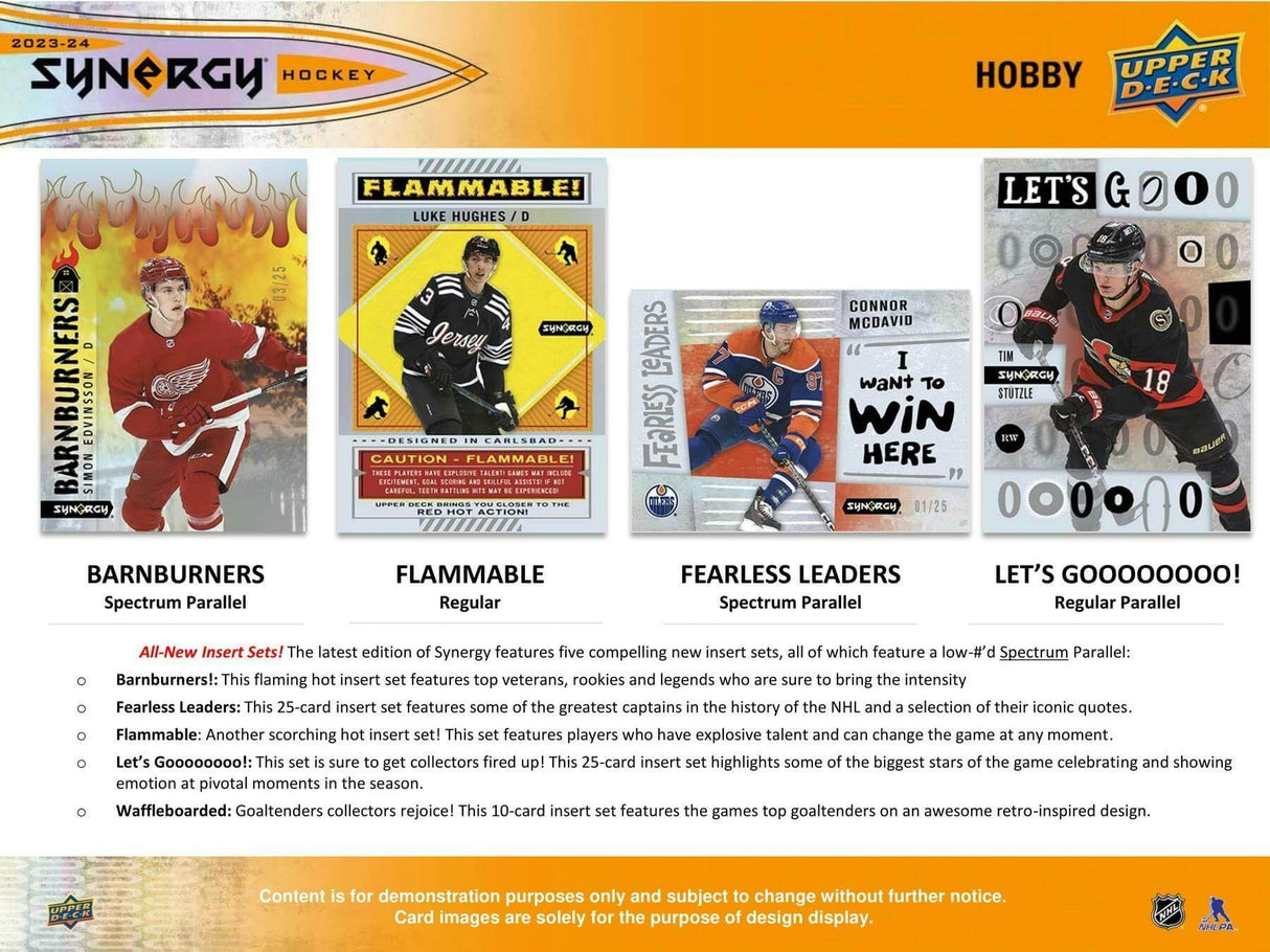 2023/24 Upper Deck Synergy Hockey Hobby Box