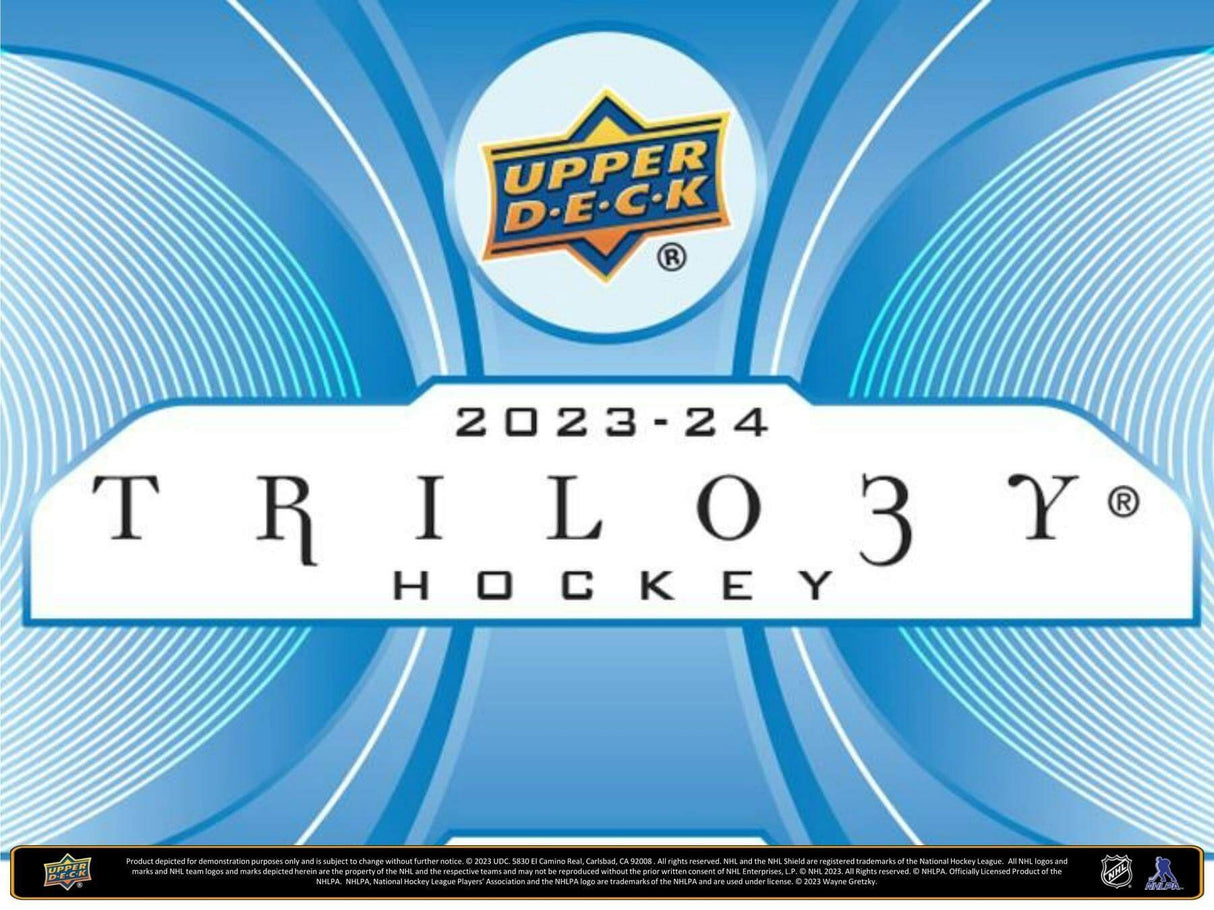 2023/24 Upper Deck Trilogy Hockey Hobby Pack