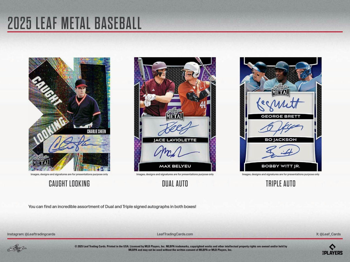 2025 Leaf Metal Baseball Jumbo Box