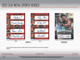 2025 Leaf Metal Sports Heroes Hobby - SOLO Pack