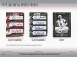 2025 Leaf Metal Sports Heroes Hobby - SOLO Pack