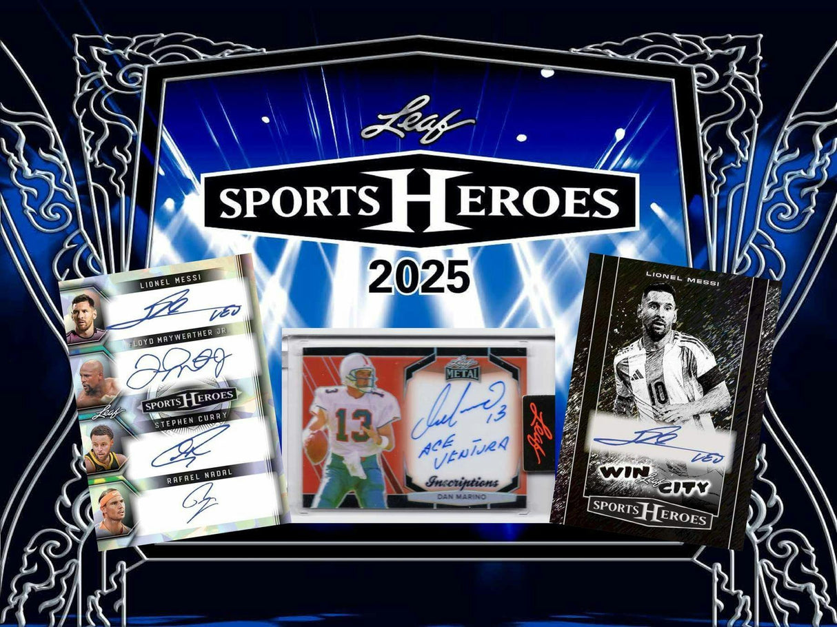 2025 Leaf Metal Sports Heroes Hobby Box