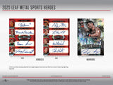 2025 Leaf Metal Sports Heroes Hobby Box