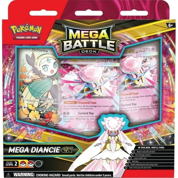Pokemon TCG: Mega Evolution Phantasmal Flames (ME-02) Mega Battle Deck [Various]
